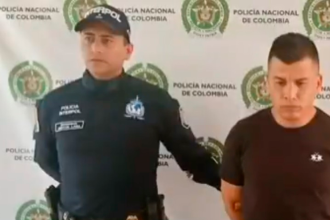 La captura de alias el Tatuado se hizo efectiva en el aeropuerto de Rionegro./ FOTO: CORTESÍA