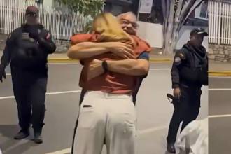 Emotivo reencuentro de presos políticos con los suyos. IMÁGENES: REDES SOCIALES