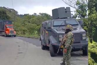 Alerta de bomba en Valdivia. FOTOS: REDES SOCIALES @Ejercito_Div7
