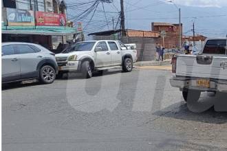 En este punto del barrio El Picacho fue baleado un habitante de calle. FOTO: CRISTIAN VÁSQUEZ
