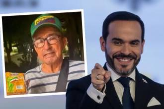 Abelardo de la Espriella se pronunció sobre el caso del vendedor de panela rechazado (der.). FOTO: TOMADA DE INSTAGRAM Y TOMADA DE VIDEO