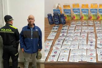 El ciudadano estadounidense fue devuelto a Panamá, desde donde había tomado el vuelo para llegar a la ciudad. FOTO: CORTESÍA MIGRACIÓN COLOMBIA