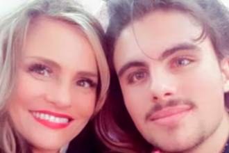 Aura Cristina Geithner y su hijo Demian. /FOTO: ARCHIVO