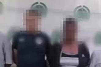 Ellos son 4 de los 5 capturados. FOTO: CORTESÍA POLICÍA NACIONAL