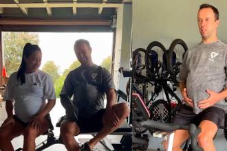 A pesar de su condición de embarazo, Mariana Pajón nunca ha dejado de entrenar. Adaptando la rutina su gestación, la medallista olímpica se mantiene en forma. FOTOS: IG @marianapajon