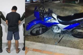 Como había inconsistencias en los documentos de la moto, el vendedor fue capturado por receptación. FOTOS: CORTESÍA