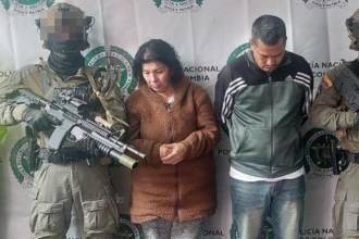 Colombianos capturados. FOTO: FISCALÍA