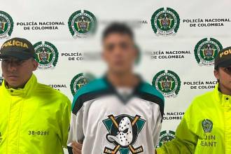 Alias Gafas tras ser capturado. /FOTO: POLICÍA NACIONAL