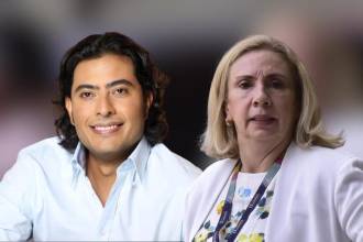 Nicolás Petro y exfiscal Lucy Marcela Laborde Betancourt. FOTOS: REDES SOCIALES Y ZONA CERO