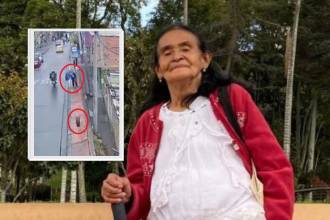 María Isabel Quito de García tenía 79 años y era oriunda de Tunja, Boyacá. FOTOS: CORTESÍA Y CAPTURA DE VIDEO