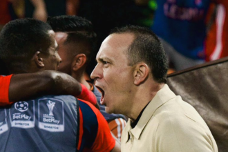 Alejandro Restrepo, entrenador de Independiente Medellín. / FOTO: DIM OFICIAL