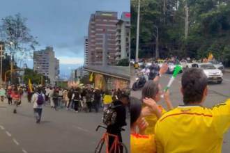 En diferentes ciudades del país, los colombianos salieron, algunos a celebrar y otros a expresar su inconformidad. FOTOS: CAPTURAS DE VIDEO X @ULTIMAHORACOL Y @LINISCOLORADO