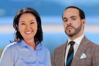 A la izquierda, Keiko Fujimori, candidata a la presidencia de Perú. A la derecha, Abelardo de la Espriella, candidato a la presidencia de Colombia. FOTOS: FACEBOOK KEIKO SOFÍA FUJIMORI Y COLPRENSA