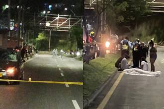 Accidente deja una mujer muerta en Vallejuelos. FOTO: CORTESÍA ALERTA PAISA 