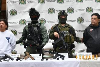 Tanto Jorge Oswaldo Zapata, alias Jonás y presunto cabecilla de la Oficina, como Sergio Alejandro Tamayo Mesa, alias Álex Mentiras y señalado cabecilla de los Chatas, estuvieron en la cárcel 3 años por delitos similares. FOTO: CORTESÍA POLICÍA METROPOLITANA