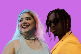 La sonsoneña Anlly Marín y el DJ francés 4Rain. / FOTOS: INSTAGRAM