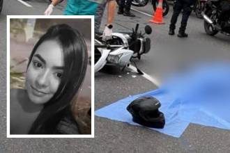 Ella era Estafanía, la víctima mortal del accidente. FOTOS: CORTESÍA