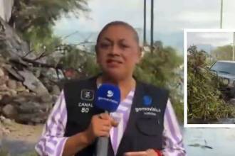 El conductor habría perdido el control del vehículo por el pavimento mojado. FOTOS: CAPTURAS DE VIDEO INSTAGRAM @GAMAVISIONMX