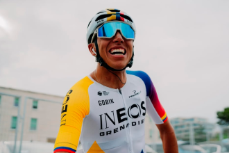 Egan Bernal se ubica en la casilla 14 de la clasificación general del Giro de Italia. /FOTO: INSTAGRAM @alexduffill - @eganbernal