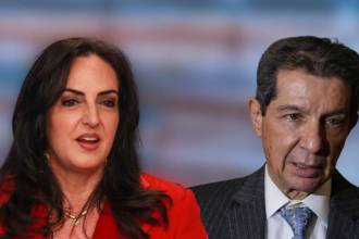 Maria Fernanda Cabal, senadora, y su esposo, José Félix Lafaurie. FOTOS: COLPRENSA