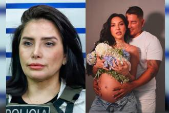 A la izquierda, Aída Merlano. A la derecha, su hija Aida Victoria y su expareja. /FOTOS: TOMADAS DE LA WEB 