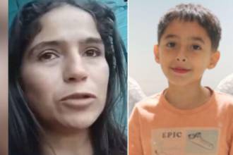 Yudy Katherine Pico y su hijo Kevin Arley Acosta Pico (Q.E.P.D.). FOTOS: CAPTURA DE VIDEO - NOTICIAS CARACOL