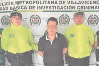 Captura alias Jorge. FOTO: CORTESÍA POLICÍA