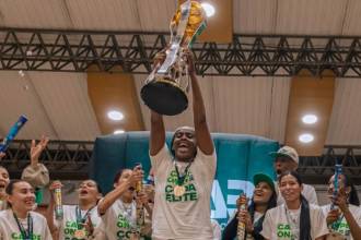 TdeA campeón de la Copa Élite de Baloncesto Femenino en Medellín. FOTO: CORTESÍA TDA