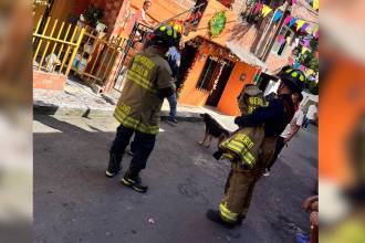 Explosión en San Antonio de Prado. FOTO: JAC CANTARRANA 