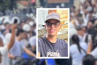Marlon Rivas Rojas, el joven asesinado a tiros en Castilla, fue despedido por su familia y amigos. FOTOS: CORTESÍA Y REDES DE HERNÁN ECHEVERRI SI SE PUEDE
