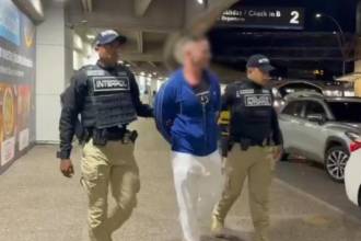 Diego Maximiliano Báez será extraditado a su país de origen para que responda ante las autoridades. FOTO: POLICÍA NACIONAL