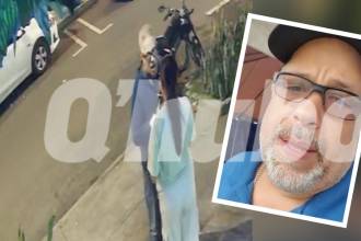 Última imagen del puertorriqueño Gustavo Javier Rodríguez Meléndez con vida en Medellín. FOTOS: CAPTURADE VIDEO Y CORTESÍA