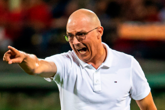 Alfredo Arias, entrenador uruguayo. / FOTO: CARLOS VELÁSQUEZ.