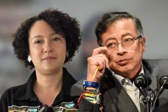 La senadora Isabel Zuleta aseguró que Gustavo Petro sigue siendo el presidente de Colombia. FOTOS: INSTAGRAM Y COLPRENSA