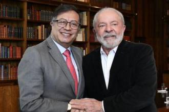 Luiz Inácio Lula da Silva destacó que fue Colombia el país que más visitó durante el mandatario de Gustavo Petro. FOTO: X @PETROGUSTAVO