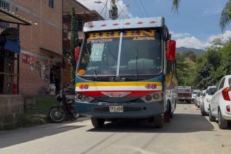 Nueva ruta de transporte público. /FOTO: ALCALDÍA DE MEDELLÍN