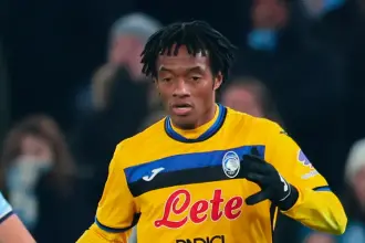 Juan Guillermo Cuadrado jugador del Atala. / FOTO: ATALANTA