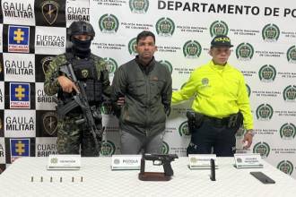 Alias Richard tras ser capturado. /FOTO: POLICÍA NACIONAL