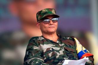 Iván Mordisco se habría creído muerto hasta hace un par de semanas, cuando se confirmó que había escapado del bombardeo en Vaupés. FOTO: GETTY 