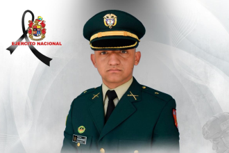 Él era el subteniente Jhonatan Monsalve Moreno. /FOTO: CORTESÍA EJÉRCITO NACIONAL