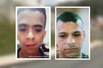 Este par de hombres son los señalados del ataque. FOTO: CORTESÍA FISCALÍA