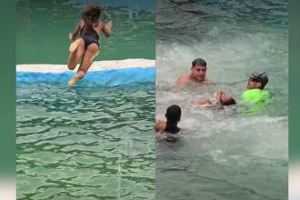 Momento en el que se produjo el incidente. FOTOS: TOMADAS DE INSTAGRAM @LINDANICOLLGOMEZMUNOZ