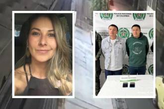 Diana Ospina (izquierda) estuvo retenida durante casi 48 horas; los hermanos Gómez Cardozo (derecha) aceptaron cargos por hurto calificado agravado y secuestro extorsivo agravado. FOTOS: REDES SOCIALES Y FISCALÍA