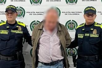 El hombre fue cobijado con medida de detención domiciliaria. /FOTO: CORTESÍA POLICÍA ANTIOQUIA