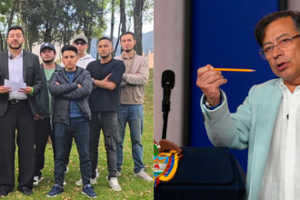 11 hombres se pronunciaron rechazando palabras del presidente Petro. /FOTOS: CAPTURA DE VIDEO Y ARCHIVO