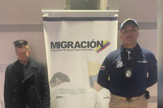 El ciudadano extranjero quedó a disposición de la Fiscalía. / FOTO: CORTESÍA