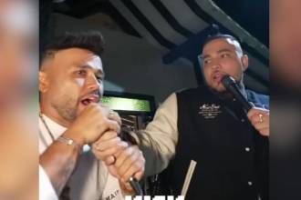 Ciro Quiñonez (izquierda) y Jessi Uribe (derecha) se encontraban en un evento del streamer Westcol. FOTO: @WREALS_COMUNIDAD