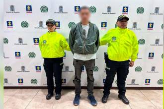 Ignacio de Jesús García Castañeda fue capturado por la Policía y por la Fiscalía en el barrio Santa Cruz. /FOTO: CORTESÍA