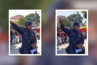 Rescatistas dialogaron ante defensores de animales en Cali. FOTO: CAPTURA DE VIDEO @POPAYANCO X
