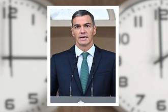 Pedro Sánchez, presidente de España pide que se eliminen los cambios de horario en Europa. / FOTO: BORJA PUIF DE LA BELLACASA